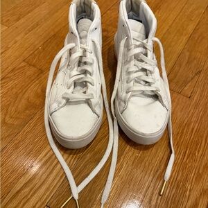 Adidas White High-Top Sneakers